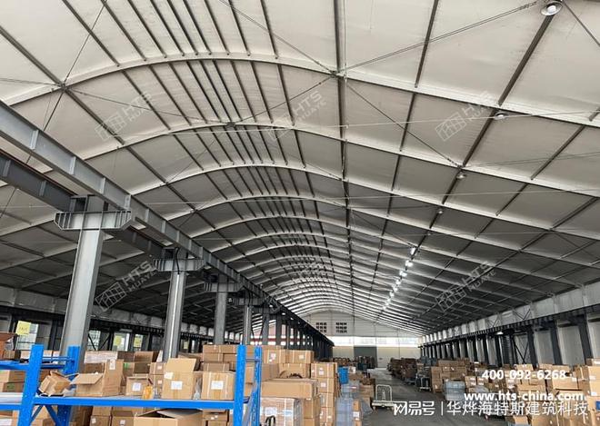 物流仓储大棚篷房为企业供给了灵敏、高效、经济的仓储空间(图1)